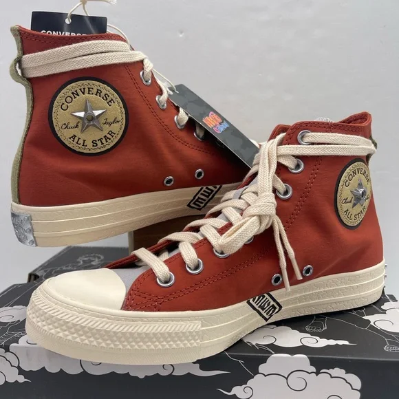 Converse Men’s A14838C NARUTO SHIPPUDEN 
CTAS HI
RITUAL RED/NATURAL IVORY Sneakr - Picture 8 of 16
